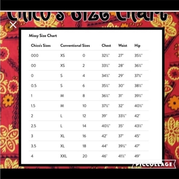 Chicos Platinum Jeans Chico size 1 Short= 8/M - Picture 7 of 7